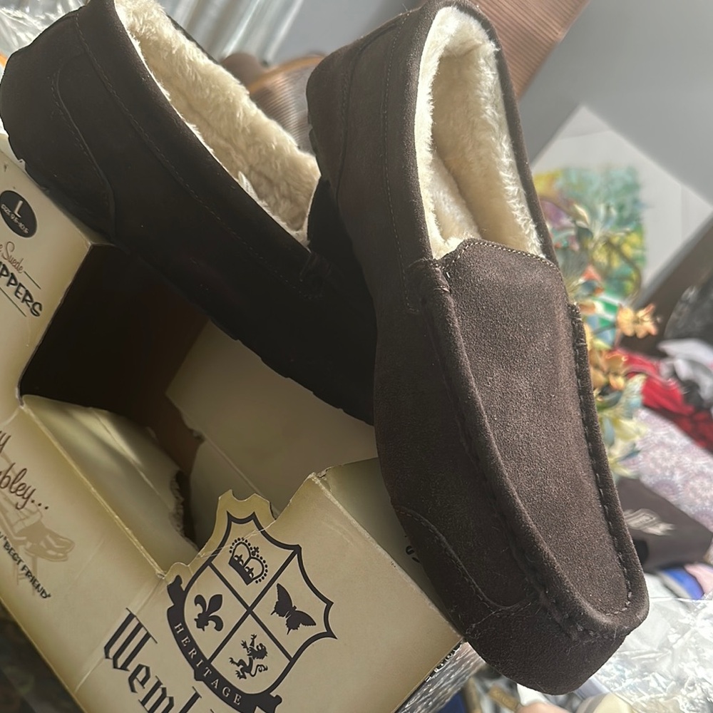 Wembley Brown Loafers with Cozy Lining